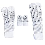 3er Partnerlook-Socken-Set für Mama, Papa und Baby - 'Mama me & Papa me & Mini me' - Bambus-Socken - O