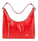 Marc Picard Leder Schultertasche Firenze Shoulder Bag Moon R