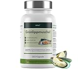 Grünlippmuschel 300 Kapseln- hoch konzentriert von EXVital, 300 Kapseln in Deutscher Premiumqualität, kein Magnesiumstearat, ApoTest: Sehr G