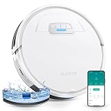 HONITURE Staubsauger Roboter, G20 Saugroboter mit Wischfunktion,4000Pa,Kehren Saugen Wischen 3 in 1 Roboterstaubsauger,Ideal für Tierhaare, Teppiche und Hartböden,Sprach- und Fernbedienungssteuerung