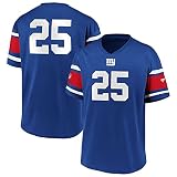 Fanatics NFL Trikot New York Giants NY Trikot Shirt Iconic Franchise Poly Mesh Supporters Jersey (S)