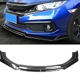 ZONEWD Auto Frontspoiler für Peugeot 206 CC (2D) Cabrio 2001-2008, Frontstoßstange Bumper Spoiler Lippe Diffusor AntiKollision Auto zubehör,Carbon Fiber Look