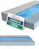 AM Qualitätsmatratzen - Gelschaum-Matratze 80x200cm H2 - Hochwertige Matratze mit 4 cm Gelschaum-Auflage - 20 cm Höhe - Made in Germany - 80 x 200