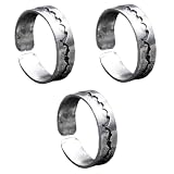 Holibanna 3St Crack- Punk-Ringe Herrenringe hochzeitsband Moderinge für Herren breiter Daumenring stylischer Fingerring kreativer nachtleuchtender Schmuck Legierung