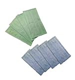 8 Stk. Reinigungstücher Mikrofaser, Mop, Wischtücher, Mikrofasertücher kompatibel mit Vorwerk Kobold SP600 / SPB100 / VB100 Saugwischer Wischsauger Hartbodenreinig