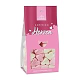 Pinke Marshmallow Herzen | Das mini Geschenk für deine Liebsten | Marshmallow Herz | Geschenkverpackung mit Marshmallows | Herz Marshmallows zum dekorieren, backen oder verschenk