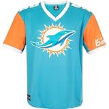 Fanatics Recovered NFL Team Color Block Jersey Trikot (L, Miami Dolphins)