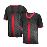 Personalisiertes American FootballTrikot Custom Football Jersey Personalized Bedruckt Team Name & Number Baseball Shirt für Herren Damen Jugend Unisex Schnelltrocknend Atmungsaktiv T-Shirts(#C Gray)