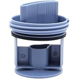 NaschLager Flusensieb 00647920 kompatibel mit Bosch Siemens Constructa Neff Waschmaschine Waschtrockner Ersatzteil Filtersieb Ablaufpumpe Ø 64 mm blau mit Dichtung POM