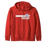 England Fussball Fan Trikot Flagge Wappen Union Jack Lions Kapuzenjack