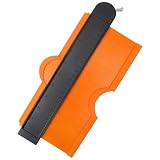 Konturenlehre mit Feststeller 10 Zoll/25cm Konturenlehre Groß Kontur Vervielfältigungslehre Konturmessgerät Profillehre, Holzbearbeitungswerkzeuge Laminat Verlegeset Geburtstagsgeschenk für M