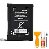 Uwayor AKKU HDH-003 Ersatzakku kompatibel mit für Switch Lite Spielkonsole, 3.8V 3570mAh wiederaufladbarer Akku mit Werkzeug