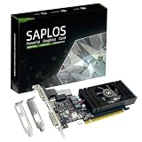 SAPLOS GTX 750 Ti Grafikkarte 4GB 128-bit, HDMI, VGA, DVI, Low Profile Grafikkarten PC, Computer GPU, Low Power, PCI Express x16, DirectX 12