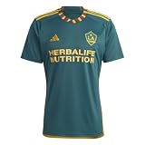 adidas LA Galaxy Herren Auswärtstrikot 23/24, Mystery Green / Team Colleg Gold 2, S