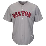 Majestic Athletic Herren Boston Red Sox Trikot Away grau S