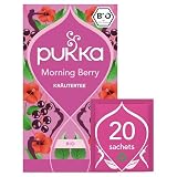 Pukka Bio-Kräutertee Morning Berry, Tee-Aufgussb