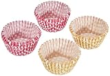 Ibili Mini-Muffinförmchen 100 Stück, Papier, gelb/rosa/weiß, 24 x 16 x 4 cm, 100-E