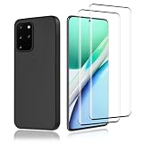 Agedate für Panzerglas für Samsung Galaxy S20 Plus Schutzfolie, [2 Displayschutz+1 Hülle], 9H Härte, HD Displayschutzfolie, Anti-Blasen, Anti-Fingerabdruck, Fingerabdruck-ID Unterstützen für S20