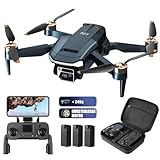 Dauerhafter bürstenloser Motor-Drohne mit 84 Minuten super langer Flugzeit, Drohne mit 2K HD-Kamera für Anfänger, CHUBORY A77 WiFi FPV Quadcopter, Folge mir, Auto-Hover,A77-DE-240618-2