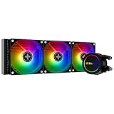 Xilence LQ360.ARGB AMD und Intel 360mm AiO Wasserkühlung, AM5/AM4, LGA 1700/2066/2011/1151/1150/1155/1156/1200, 400W TDP, 3x 120mm ARGB PWM Lüfter, für hohe Anforderungen im Gaming/Streaming, schw