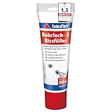 Baufan Bohrloch- und Rissfüller Weiß 350g I Schnell erhärtende Spachtelmasse I Bohrloch Füllung für innen & außen I Zum Ausbessern von Dübellö