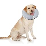 Bencmate Aufblasbare Halskrause für Hunde & Katzen, Hundekragen Leckschutz Hund für Genesung nach Operationen oder Wunden, Halskrause Hund der Die Sicht Nicht Block
