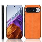 Hülle für Pixel 9 Pro XL Handyhülle,Stoßfänger Panzerung Slim Leder Case für Google Pixel 9 Pro XL(3)