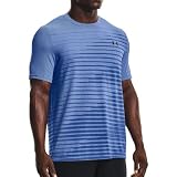 Under Armour Herren Nahtloses T-Shirt mit kurzen Ärmeln Hemd, Tech Blue (432)/Black, L