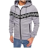 Wdgfv Hoodie Schwarz Herren Herren Pullover Hoodie Sweatjacke Longsleeve Sweatshirt Jacke Langarm Kapuzenpullover Hoody Sweater Sportjacke Herren Pullover Hoody Männer H