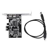 PCI Express Karte, PCI-E PCI Express FireWire 1394a IEEE 1394 Controller Karte mit Firewire Kabel 800 Mbps Controller Karte FireWire mit IEEE 1394-1995 für seriellen Hochleistungsb