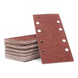 Schleifbogen-Set │ 80 Stück │ 93 x 190 mm │ je 20 x Korn 60/80/120/240 │ selbsthaftend │ für Schwingschleifer │ Schleifpapier │ Schleifbögen | by FD-Work