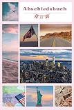 Abschiedsbuch fürs Auslandsjahr zum Ausfüllen für Familie und Freunde mit Fotos:: Abschiedsgeschenk für Schüleraustausch / AuPair in den USA - Buch zum selber g