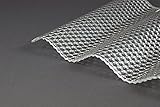 Polycarbonat PC Wellplatte Lichtplatte Profilplatte Sinus 76/18 klar, Wabe 2,6mm - 2,8mm Hagelsicher! 1045mm x 6000