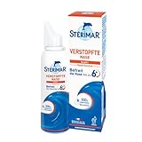 STÉRIMAR Meerwasser Nasenspray, 100 Prozent natürliches Meerwasser, 2 in 1 Spray und Spülung, geeignet für Erwachsene und Kinder, 100
