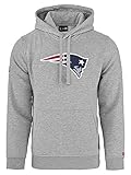 New Era - NFL New England Patriots Team Logo Hoodie - Grey - XXL
