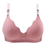 2024 Damen BH Ohne Bügel, Günstig BH Push Up, Sport BH Sexy Mode Stil Unterwäsche Tages BH, Bustier Soft Weicher, Bralette Anti Sagging Sale Bra Leicht Atmungsaktiv Sport BH B