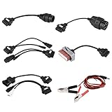 KIMISS Autodiagnosekabel, 8 Stück Autodiagnosekabel Adapter OBD2 Schnittstelle für Delphi ds150