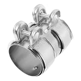 TINEASUR Autoteile Auspuff-reparatursatz Auspuffschelle Autoklemme Schalldämpferklemme Auto Zubehör Rohrschellen Schlauchklemmen Klemmzwingen Die Steckerklemme Klemmhefter Rostfreier S