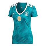adidas Damen DFB Auswärtstrikot DFB Auswärtstrikot Replica, Eqtgrn/White/Reatea, S, BR3149