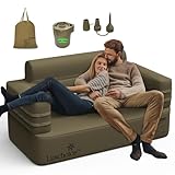 Luxchoice Aufblasbares Sofa Camping Luftsofa Camping Aufblasbar Couch Inflatable Outdoor Air Sofa mit Rücken Armlehne und Tragbare Pump