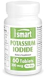 Potassium Iodide, täglich 200 mcg - Trägt zur Aufrechterhaltung einer gesunden Schilddrüsenfunktion bei - Unterstützt den Stoffwechsel und das Nervensystem - Vegan - Glutenfrei - Sup