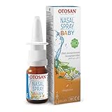 OTOSAN natürliches Baby Nasenspray 20ml mit Meerwasser & Biopflanzenextrakten für Kinder & Kleinkinder - abschwellend, reinigend, befeuchtend - Medizinproduk
