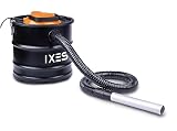 IXES Aschesauger IX-AS20 mit Filterreinigungsfunktion Ruß Staubsauger Kaminsauger Aschestaubsauger Kaminstaubsauger - für Grill Ofen | 20L Metallbehälter | 1200W Leistung | Blasfunktion |1,2m S