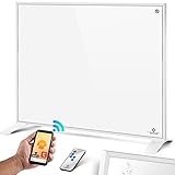 KESSER® Infrarotheizung Energiesparend Infrarot Standgerät & Wandmontage Elektroheizung 350W mit Fernbedienung Thermostat & App-Steuerung Elektrisch Heizpaneel Heizung Konvektor Standfüß