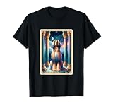 Bunte Majestätische Afghanische Hound-Tarotkarte, spirituelle Säule T-S
