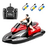 TOYANDONA Motorboot Spielzeug schnelles rc Boot RC Segelboot Auto Schiff Miniboot ferngesteuertes Boot kinderboot rc Boot für Kinder Schnellboot elektrisches Poolboot Bootsspielzeug Ab