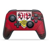 DeinDesign Skin kompatibel mit Nintendo Switch Pro Controller Folie Sticker VfB Stuttgart Stadion Offizielles Lizenzproduk