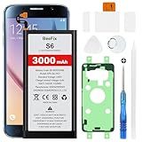 Akku für Samsung Galaxy S6, 3000mAh Hohe Kapazität Ersatzakku Li-Ion Polymer für Galaxy S6(EB-BG920ABE) mit professionellem Reparaturwerkzeug