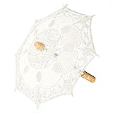 Mini-Spitzenschirm, 29 cm, beige, kleiner Vintage-Sonnenschirm, dekorativer Brautschirm für Hochzeiten, Blumenschirm, handgefertigter Spitzenblumenschirm, Fotografie-Requisiten, Zubehör für Teeparty