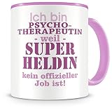 Samunshi® Ich bin Psychotherapeutin Tasse Beruf Geschenk Kaffeetasse Teetasse Kaffeepott Kaffeebecher B